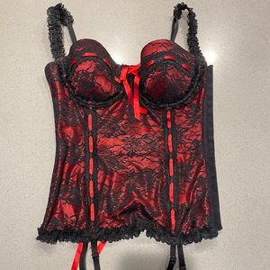 Red Lace Corset